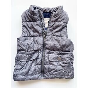 Toddler Boy's Rorie Whelan Gray Puffer Vest Size 2T